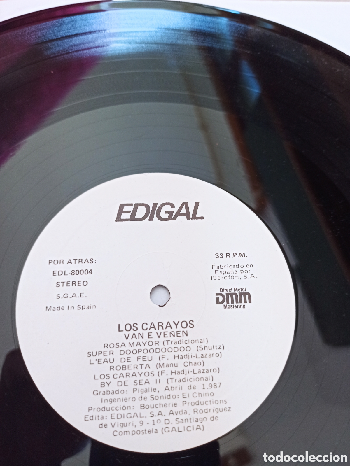 Discos de vinilo: Los Carayos van e ve&ntilde;en LP EDIGAL - Foto 2