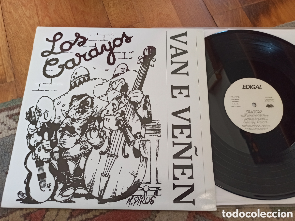Discos de vinilo: Los Carayos van e ve&ntilde;en LP EDIGAL - Foto 1