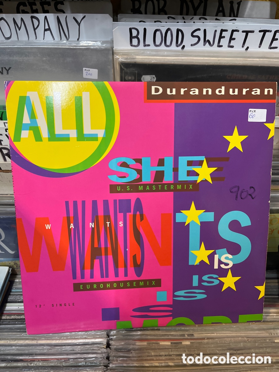 Discos de vinilo: All she wants is duran duran - Foto 1
