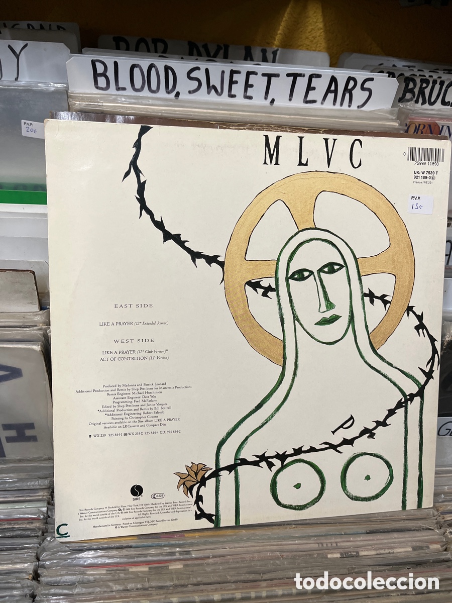 Discos de vinilo: Madonna like a prayer - Foto 2