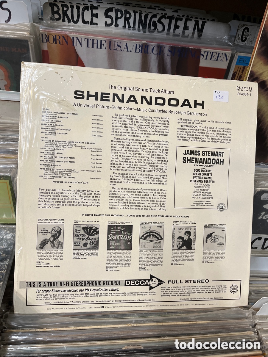 Discos de vinilo: Shenandoah james stewart. - Foto 2