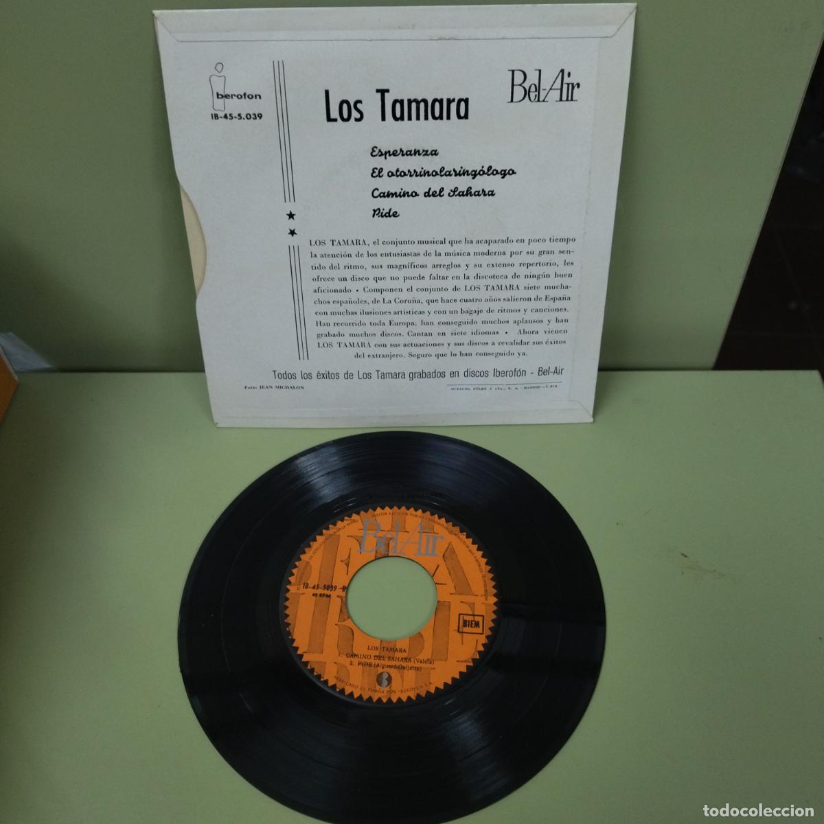 Discos de vinilo: EP SINGLE DISCO VINILO LOS TAMARA ESPERANZA +3 - Foto 2