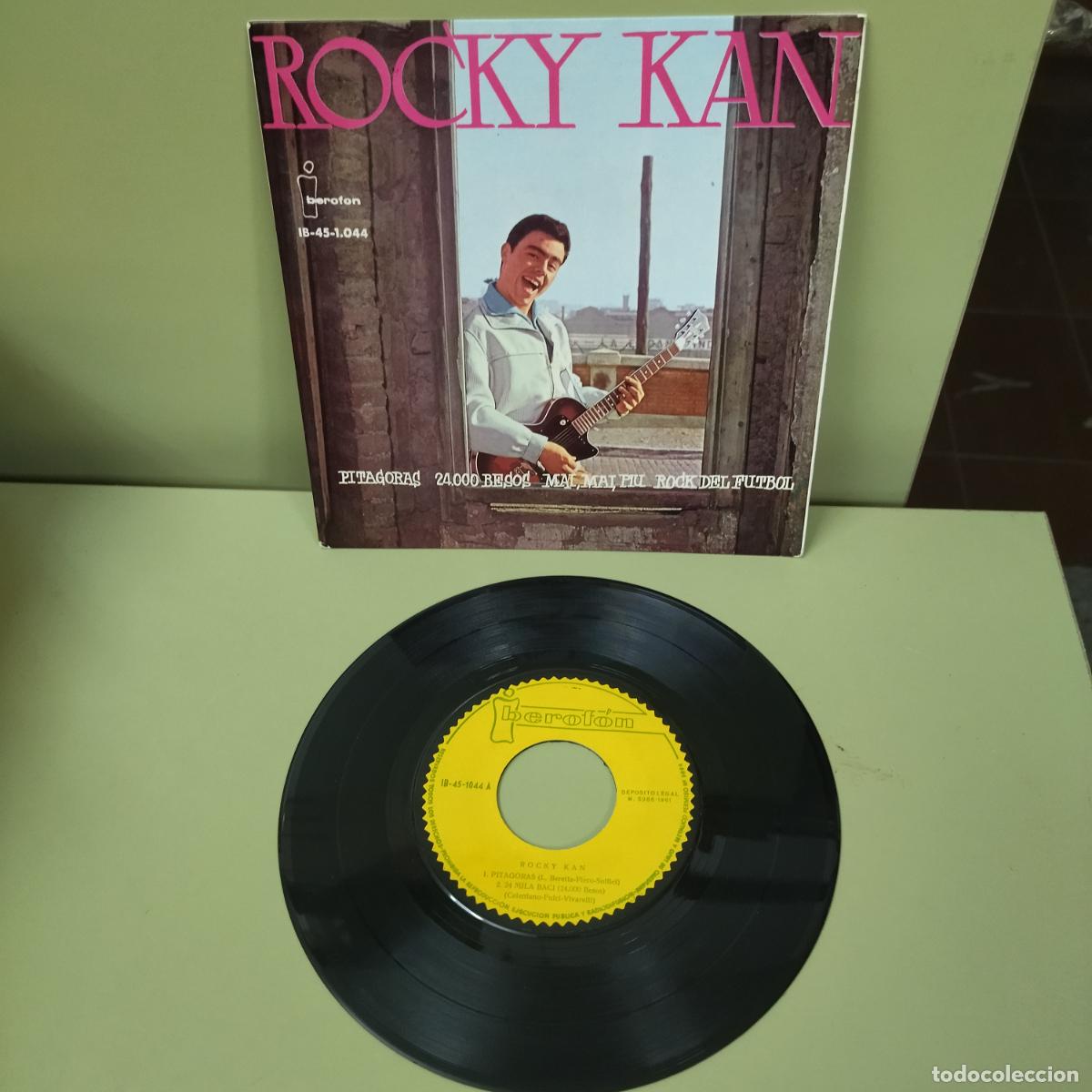 Discos de vinilo: EP SINGLE DISCO VINILO ROCKY KAN PITAGORAS +3 - Foto 1