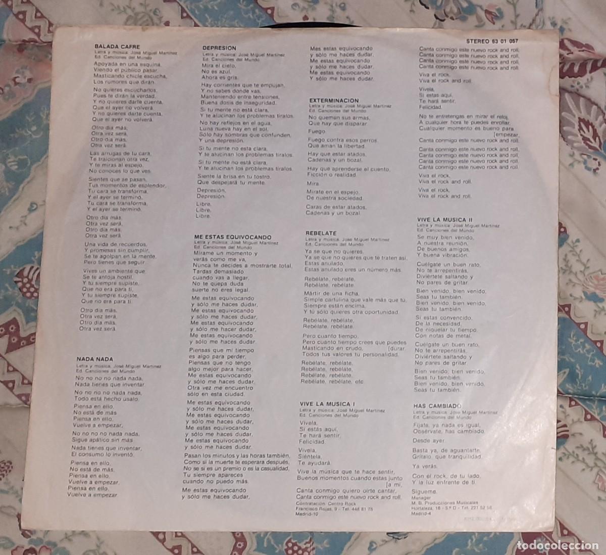 Discos de vinilo: Mazo - Mazo 1982 LP Fonogram - Foto 3
