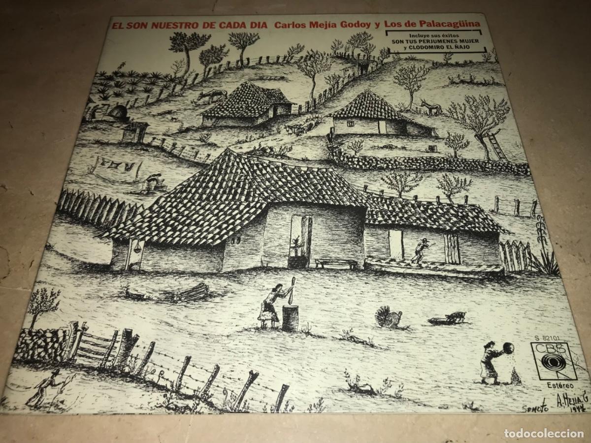 Vinyl records: CARLOS MEJ&Iacute;A GODOY Y LOS PALACAGUINA-EL SON NUESTRO DE CADA DIA-GATEFOLD-ORIGINAL 1977