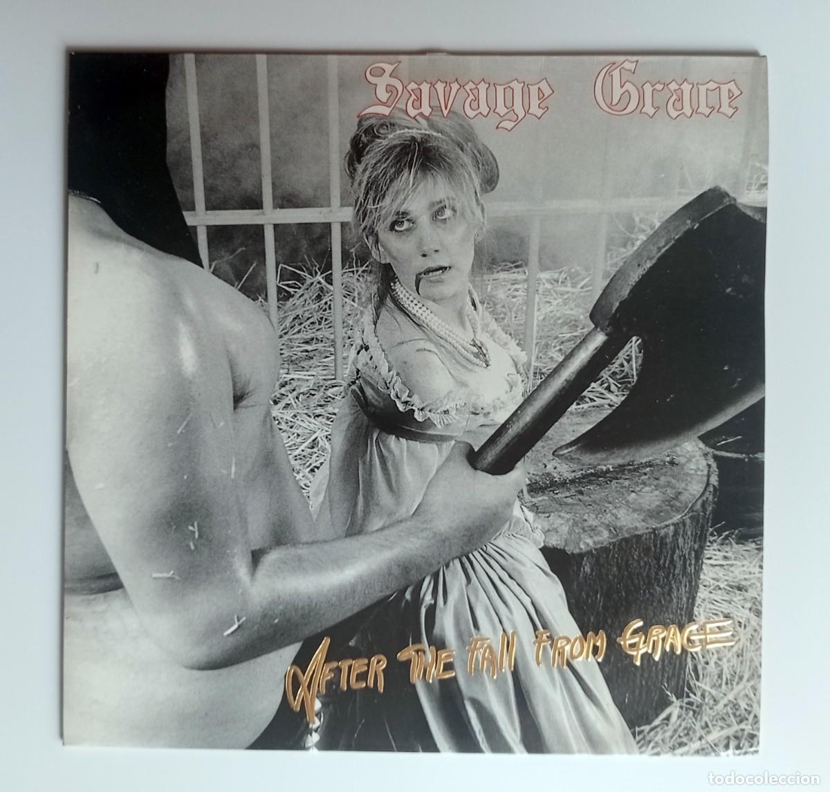 Discos de vinilo: LP SAVAGE GRACE - AFTER THE FALL FROM GRACE - Foto 1