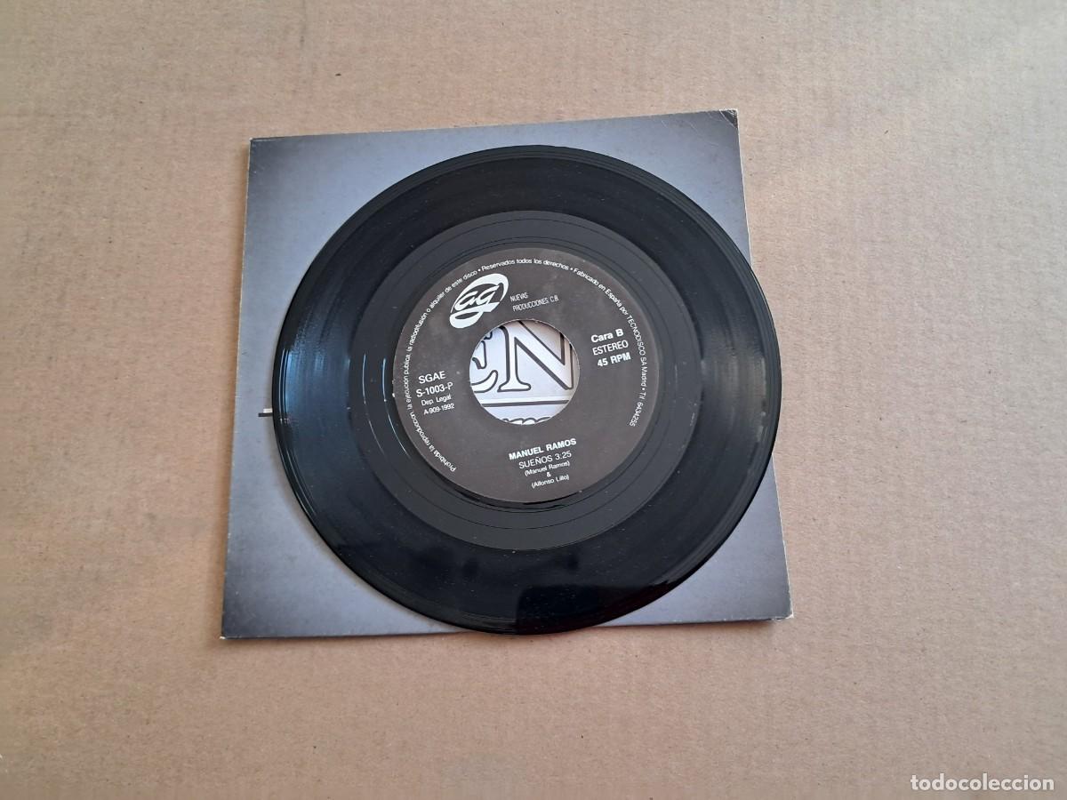 Discos de vinilo: MANUEL RAMOS - SUE&Ntilde;OS SINGLE 1992 - Foto 2