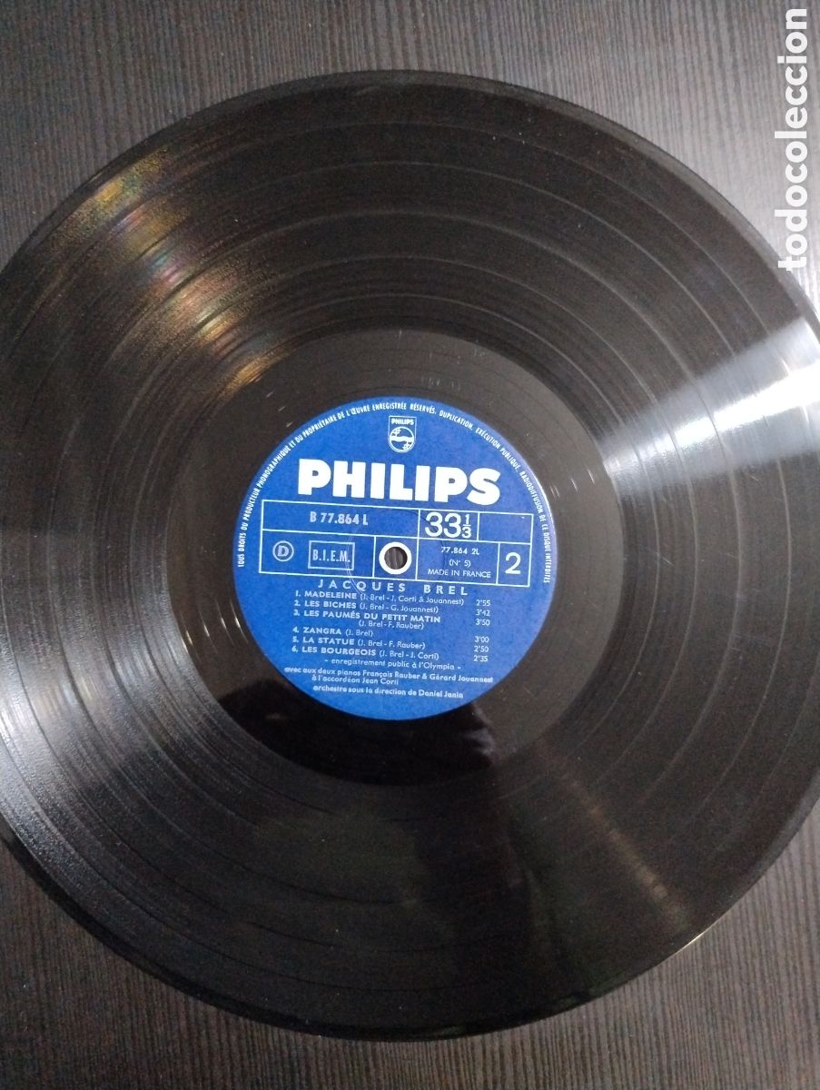 Discos de vinilo: Jacques brel lp france - Foto 3