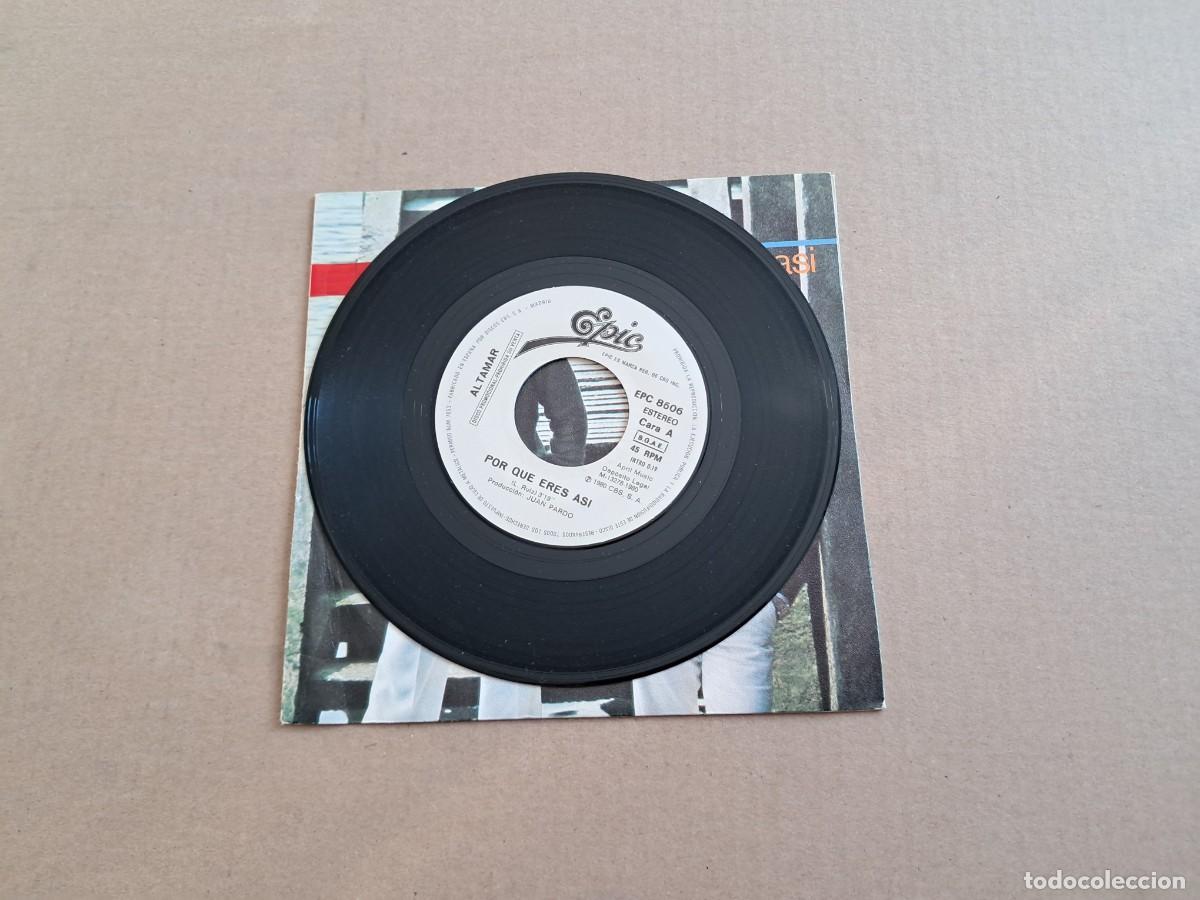 Discos de vinilo: ALTAMAR - POR QUE ERES ASI SINGLE 1980 - Foto 2