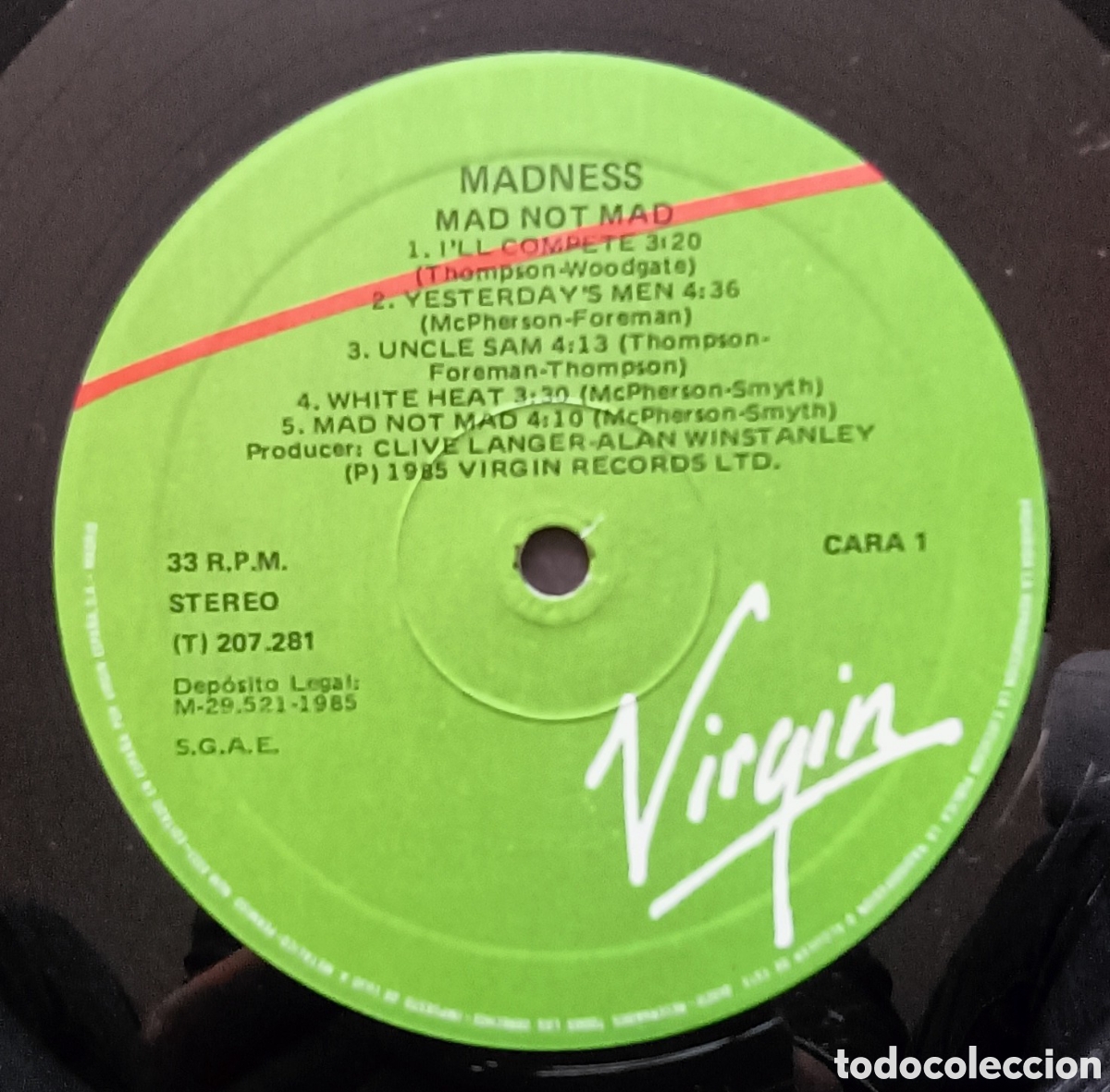 Discos de vinilo: Madness, 1985 - Mad not mad - Foto 5