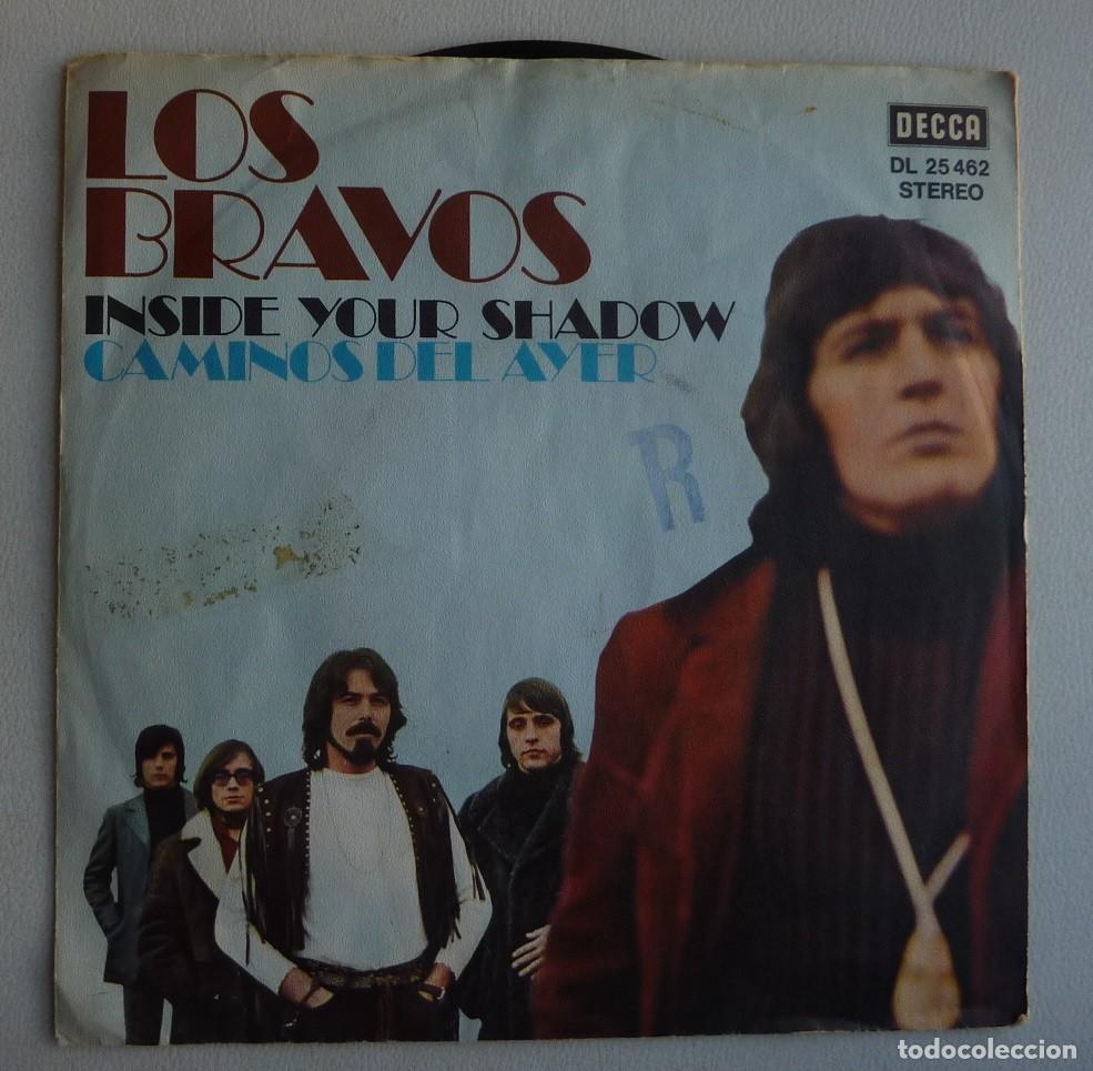 Discos de vinilo: LOS BRAVOS / INSIDE YOUR SHADOW / GERMANY / SINGLE - Foto 1