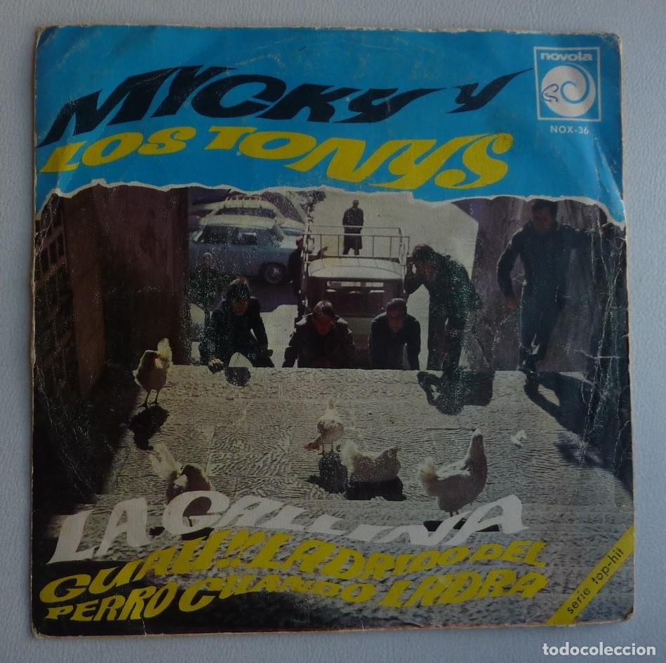 Discos de vinilo: MICKY Y LOS TONYS / LA GALLINA/ 1966 / SINGLE - Foto 1