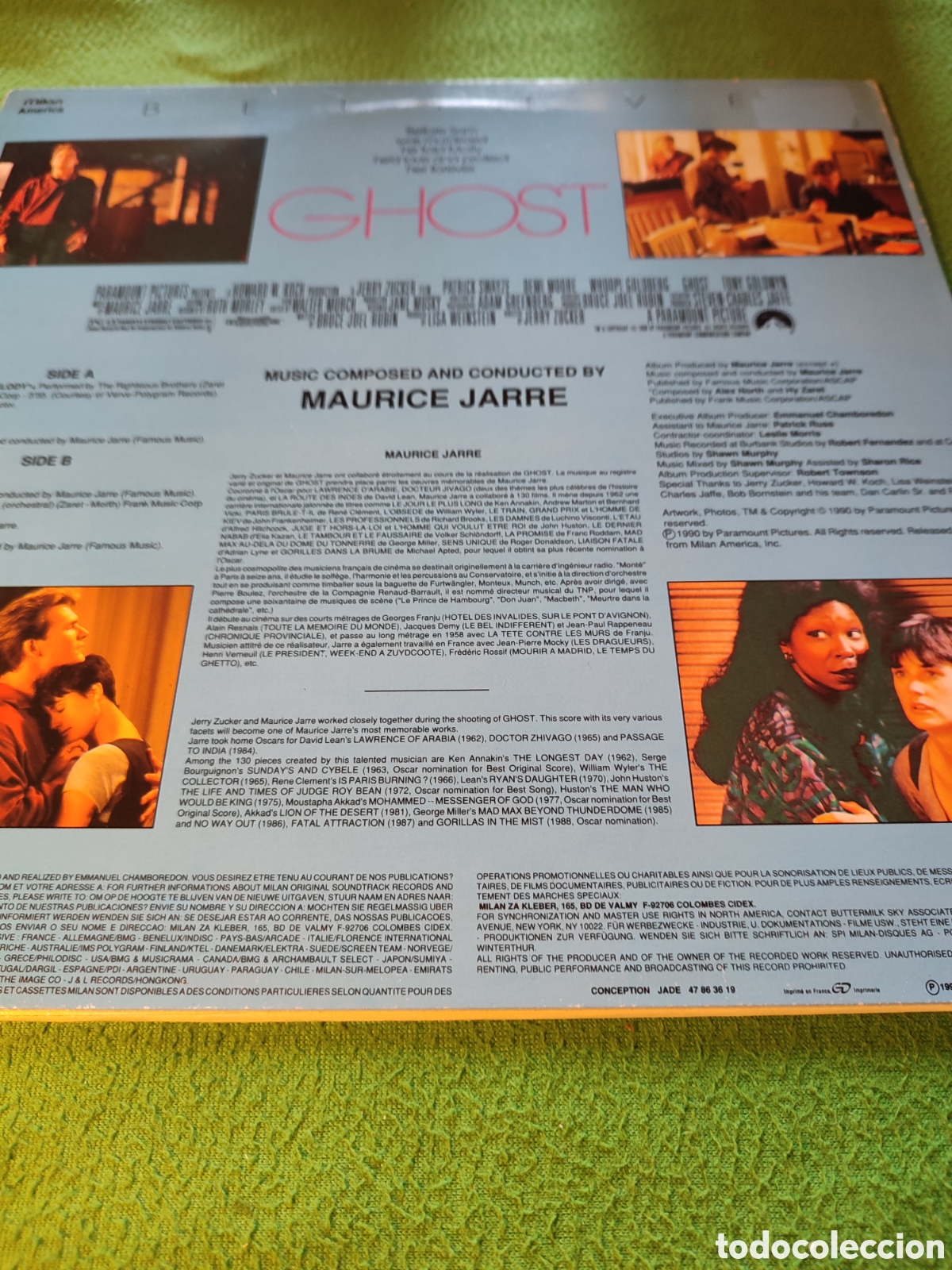 Discos de vinilo: Maurice Jarre - BSO Ghost vinilo lp - Foto 2