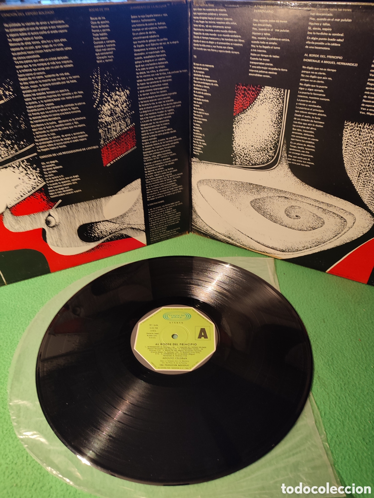 Discos de vinilo: Adolfo Celdran - Al borde del principio - Foto 2