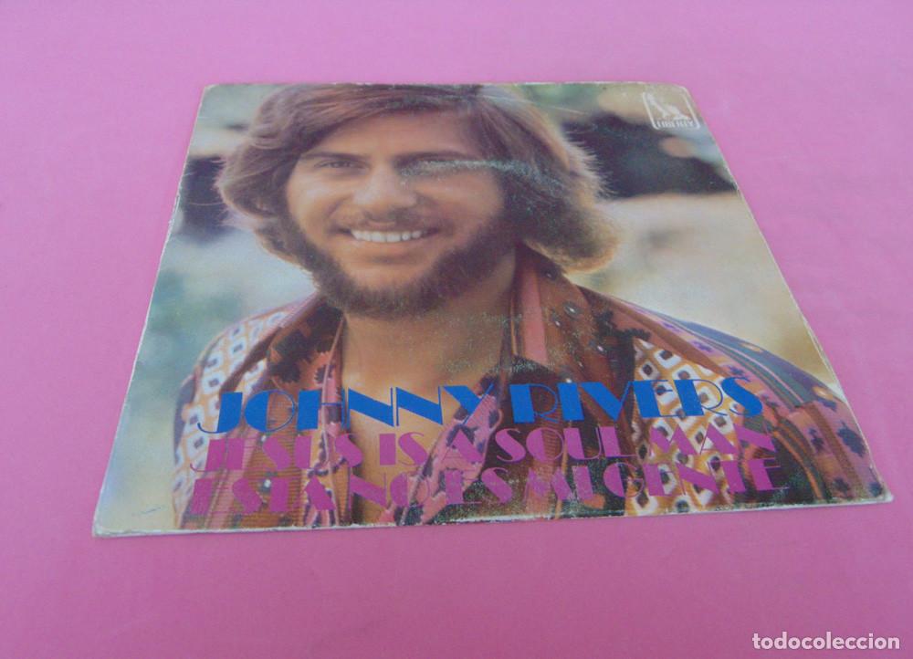 Discos de vinilo: Johnny Rivers &ndash; Jesus Is A Soul Man - SINGLE - Foto 2