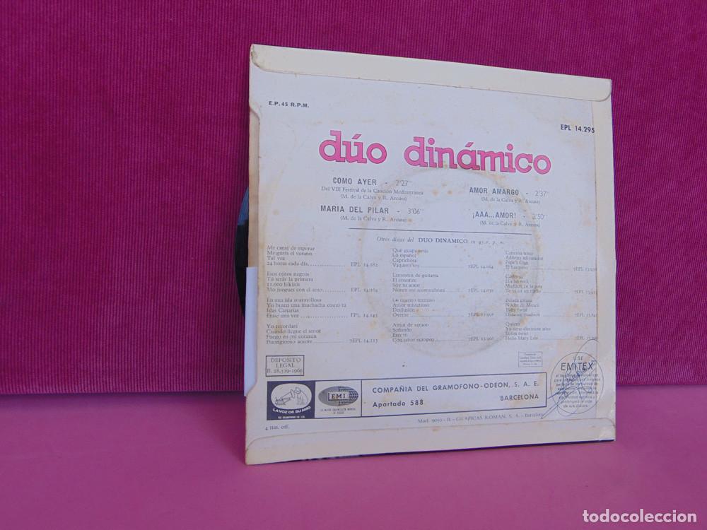 Discos de vinilo: DUO DINAMICO - COMO AYER + 3 - EP 1966 - Foto 4