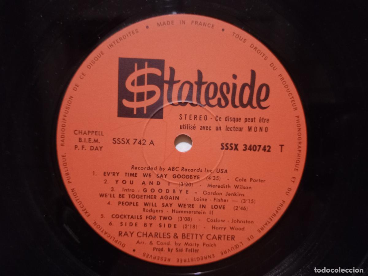 Discos de vinilo: Ray Charles and Betty Carter - Foto 3