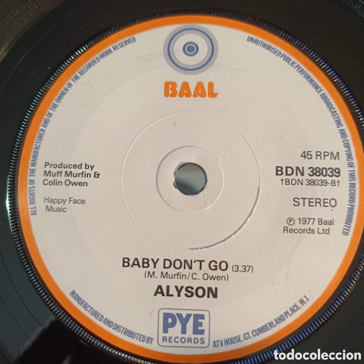 Discos de vinilo: Alyson &lrm;&ndash; Dance With Me - Foto 1