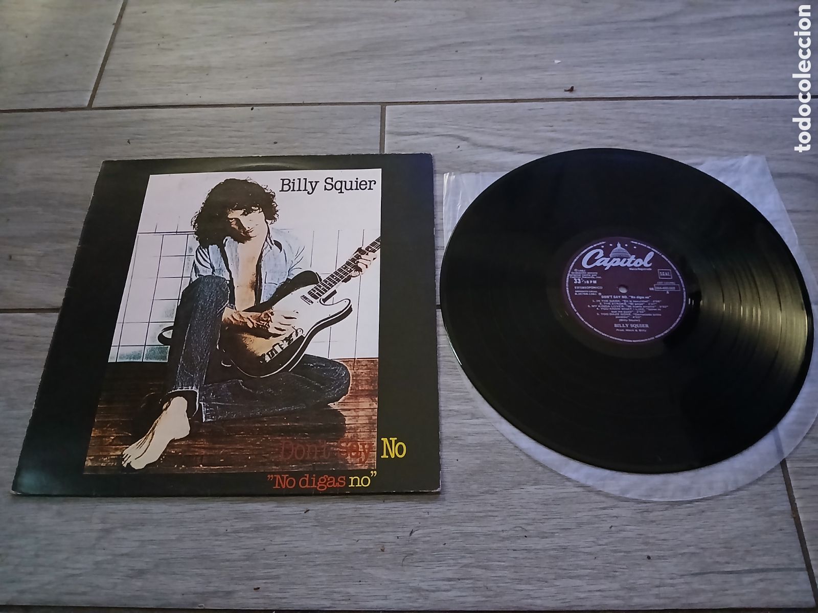Discos de vinilo: BILLY SQUIER - NO DIGAS NO - SPAIN - CAPITOL - LM - - Foto 1