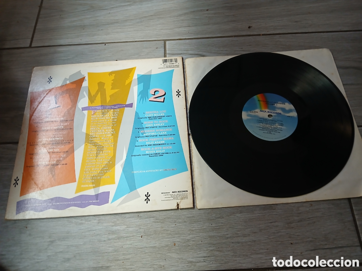 Discos de vinilo: ROCKABILLY CLASSICS - VVAA - USA - MCA RECORDS - L - - Foto 2