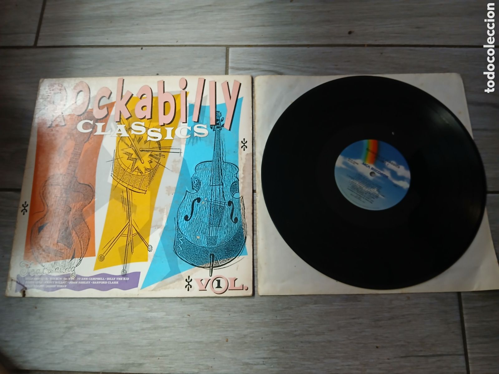Discos de vinilo: ROCKABILLY CLASSICS - VVAA - USA - MCA RECORDS - L - - Foto 1