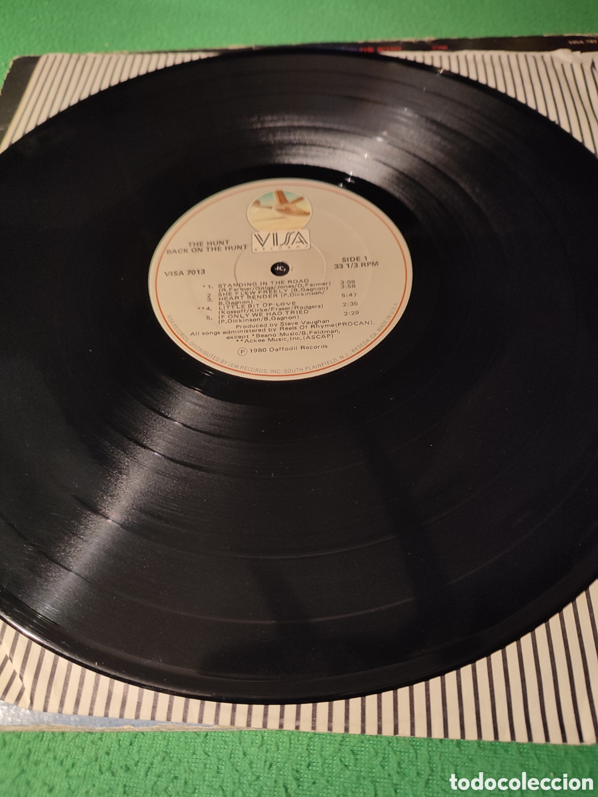 Discos de vinilo: Hunt - Back on the Hunt Vinilo Lp USA - Foto 3