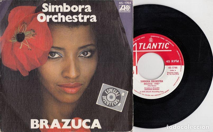 Discos de vinilo: SIMBORA ORCHESTRA - BRAZUCA - SINGLE DE VINILO - CAJA 23 - Foto 1