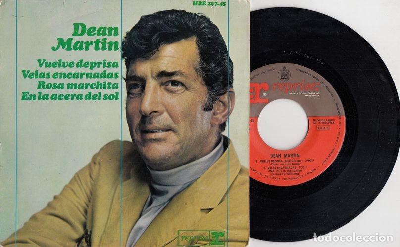 Discos de vinilo: DEAN MARTIN - COMME RUNNING BACK - EP DE VINILO - CAJA 23 - Foto 1