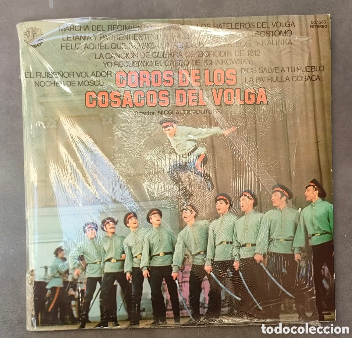 Discos de vinil: Coros de los Cosacos del Volga - T&iacute;tulos tradicionales rusos, 1980