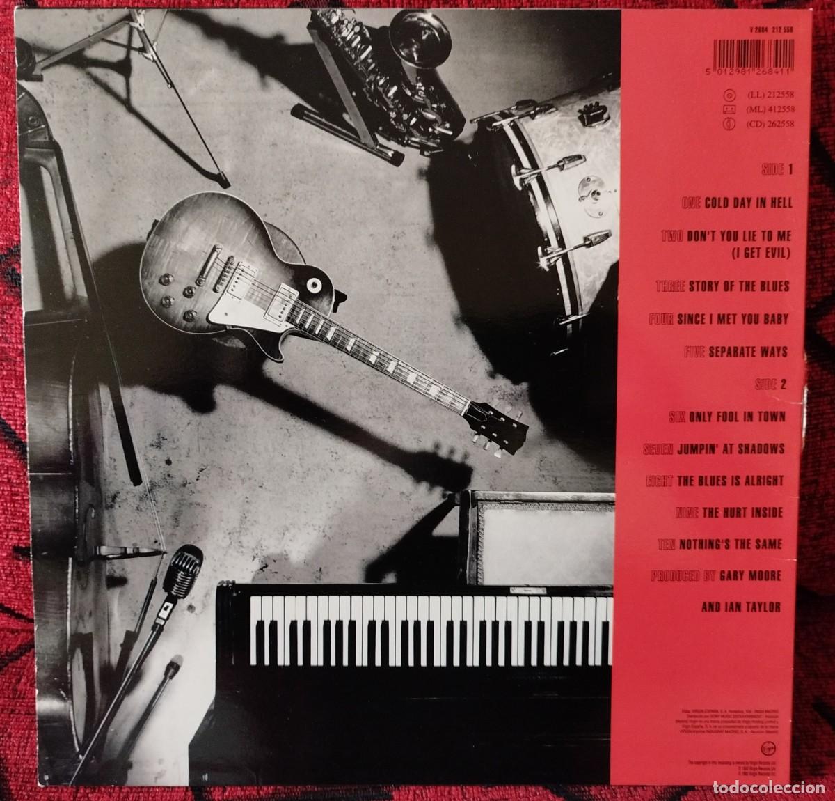 Discos de vinilo: GARY MOORE ** After Hours ** VINILO LP 1992 CON ENCARTE - Foto 2