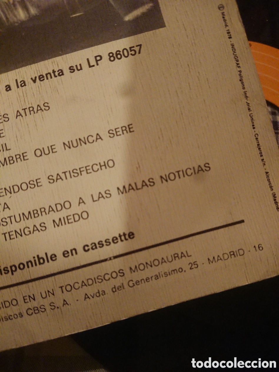 Discos de vinilo: Boston - No mires atr&aacute;s - single - Foto 5