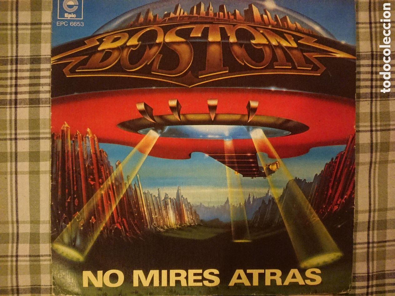 Discos de vinilo: Boston - No mires atr&aacute;s - single - Foto 1
