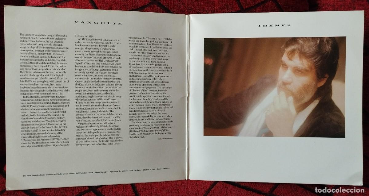 Discos de vinilo: VANGELIS ** Themes ** VINILO LP 1989 - Foto 5