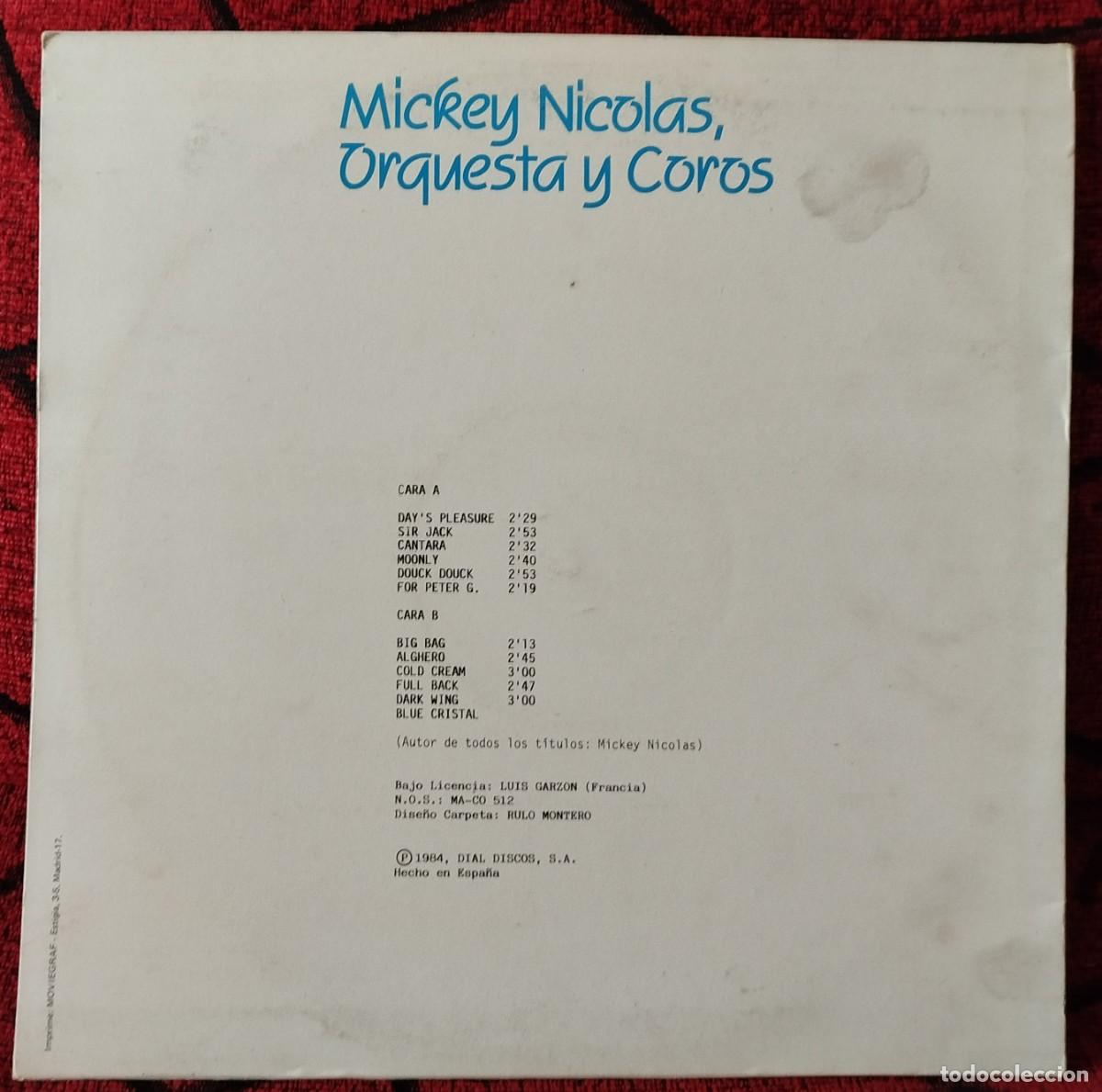 Discos de vinilo: MICKEY NICOLAS ** Orquesta Y Coros ** VINILO LP 1984 - Foto 2