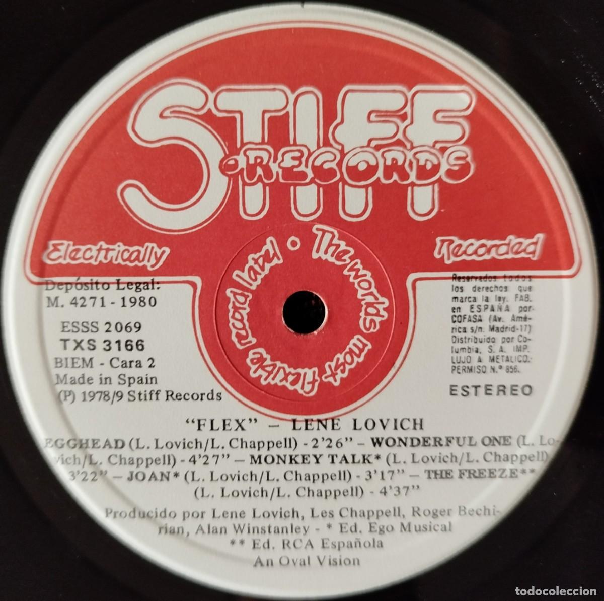 Discos de vinilo: LENE LOVICH ** Flex ** VINILO LP 1980 - Foto 4
