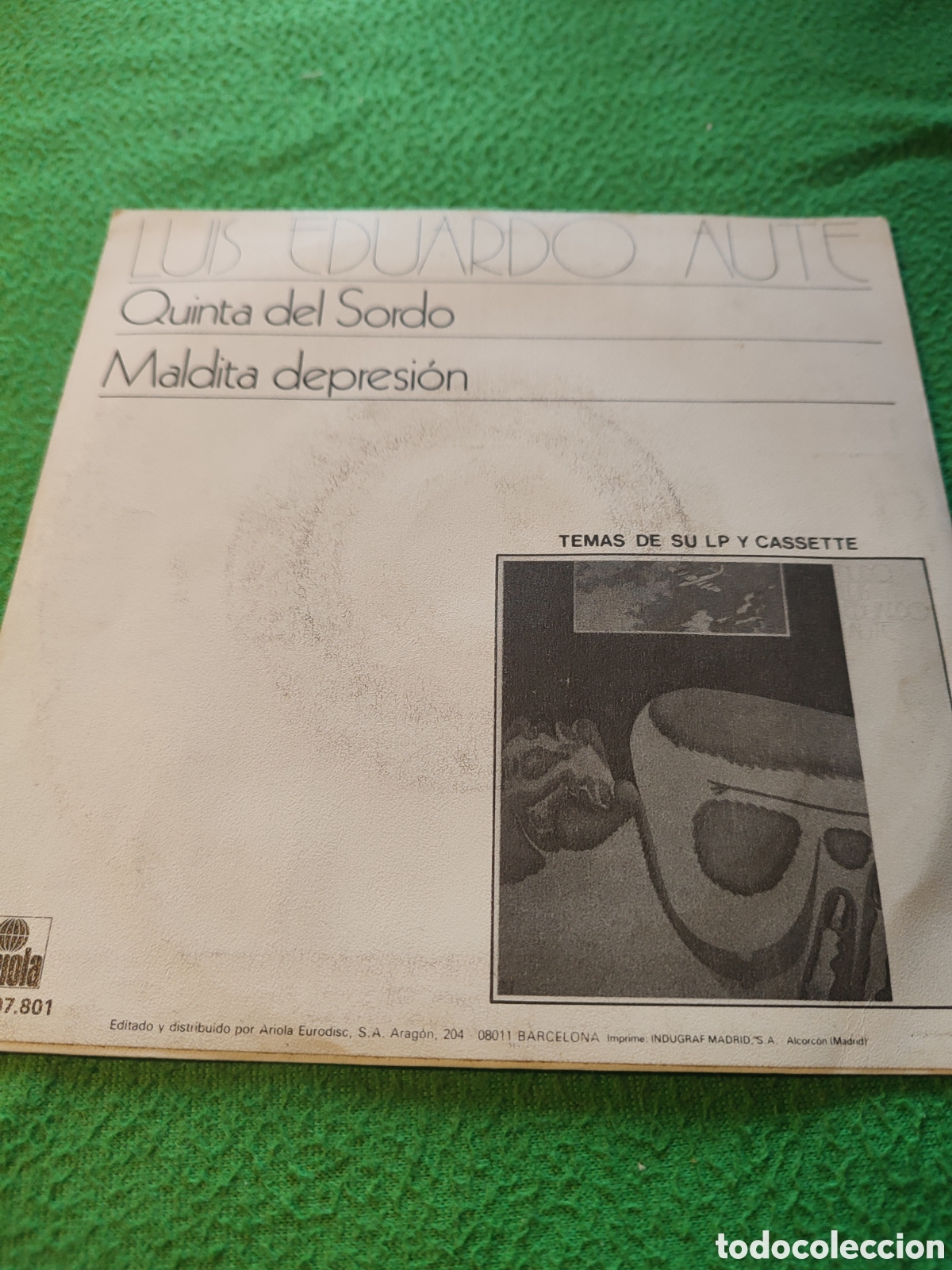 Discos de vinilo: Luis Eduardo Aute - Quinta del sordo - Foto 2