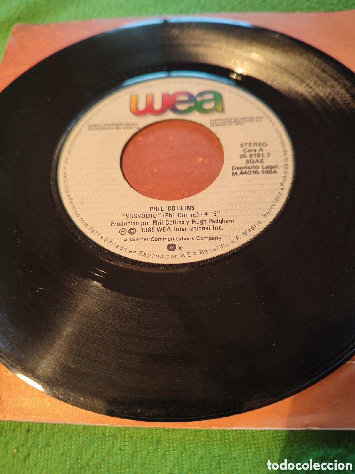 Discos de vinilo: Phil Collins - Sussudio edici&oacute;n espa&ntilde;ola - Foto 3