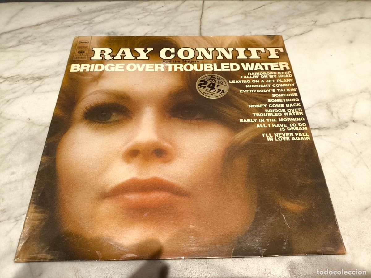 Discos de vinilo: DISCO VINILO RAY CONNIFF - BRIDGE OVER TROUBLED WATER - LP CBS 1970 - Foto 1