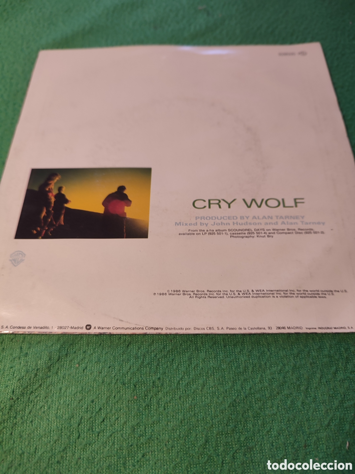 Discos de vinilo: A - HA - Cry wolf edici&oacute;n promo - Foto 2