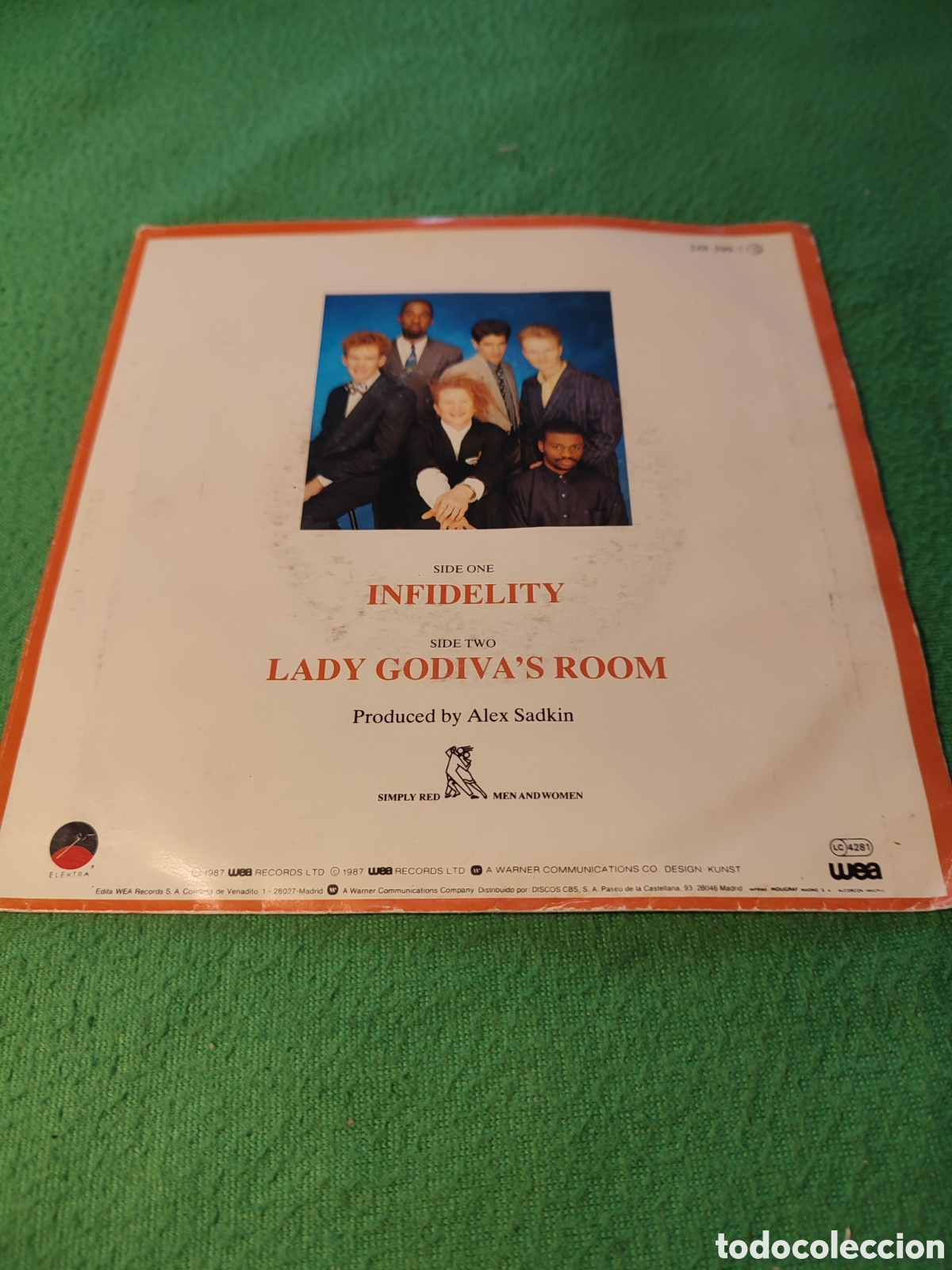 Discos de vinilo: Simply Red - Infidelity single promocional - Foto 2