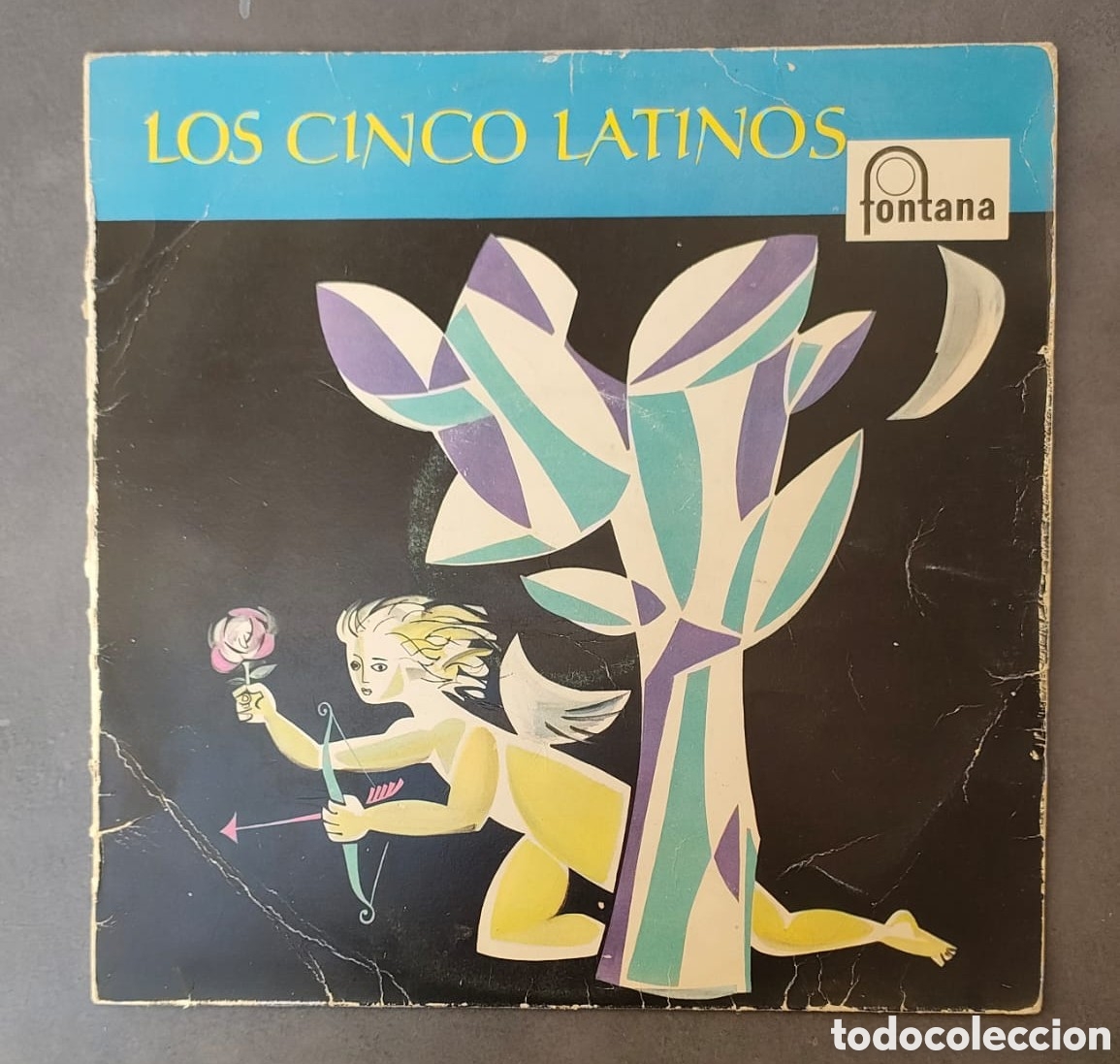 Discos de vinilo: Los Cinco Latinos (su primer LP), 1958 - Foto 1