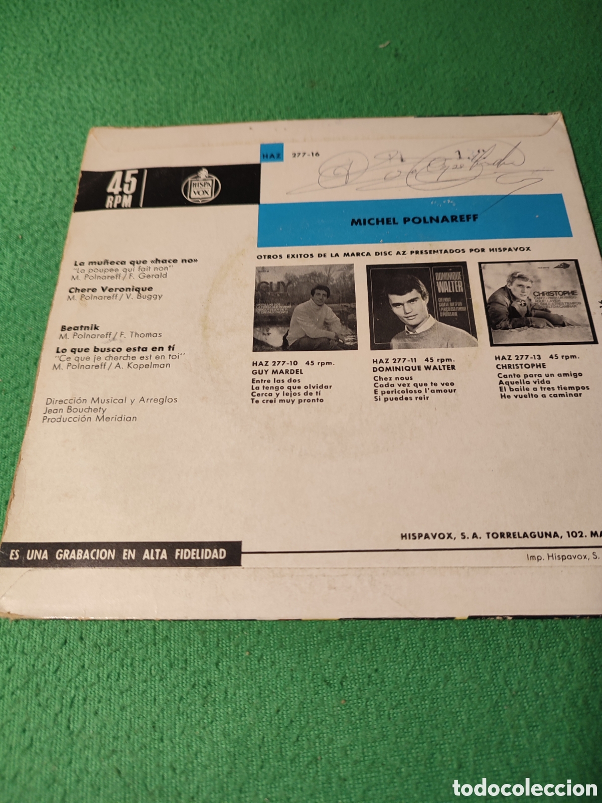 Discos de vinilo: Michel Polnareff - La mu&ntilde;eca que hace no + 3 - Foto 2