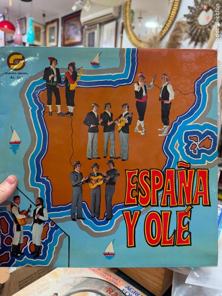 Discos de vinilo: LP CARNAVAL DE CADIZ - ESPA&Ntilde;A Y OLE - Foto 1
