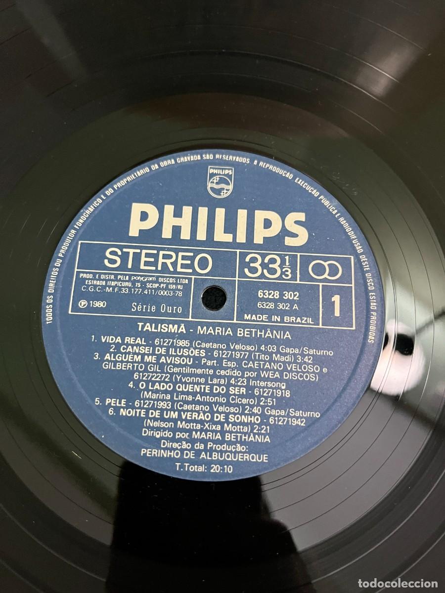 Discos de vinilo: Maria Beth&acirc;nia &lrm;&ndash; Talism&atilde; - Foto 4