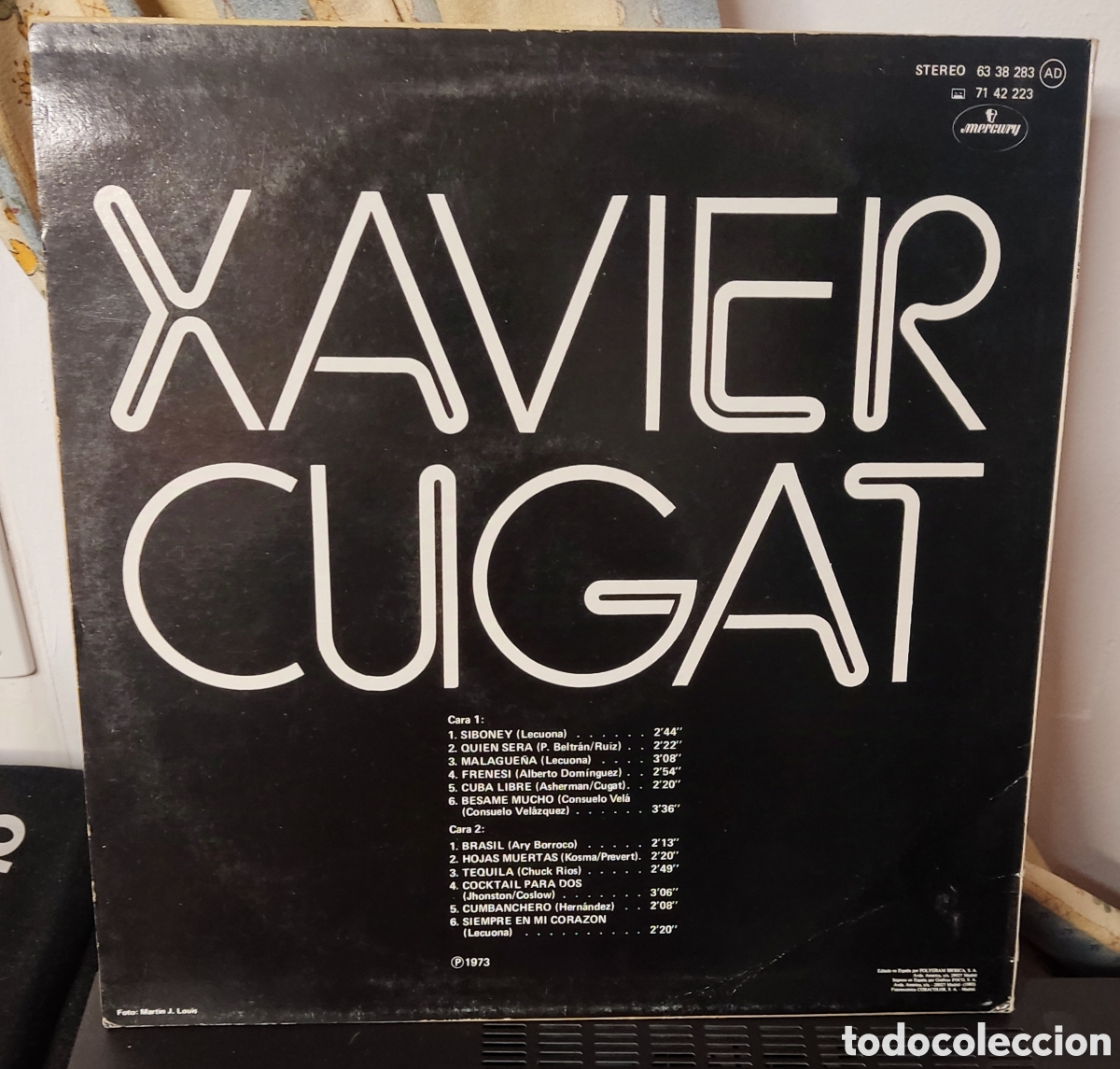 Discos de vinilo: XAVIER CUGAT - DISCO DE ORO - Foto 2
