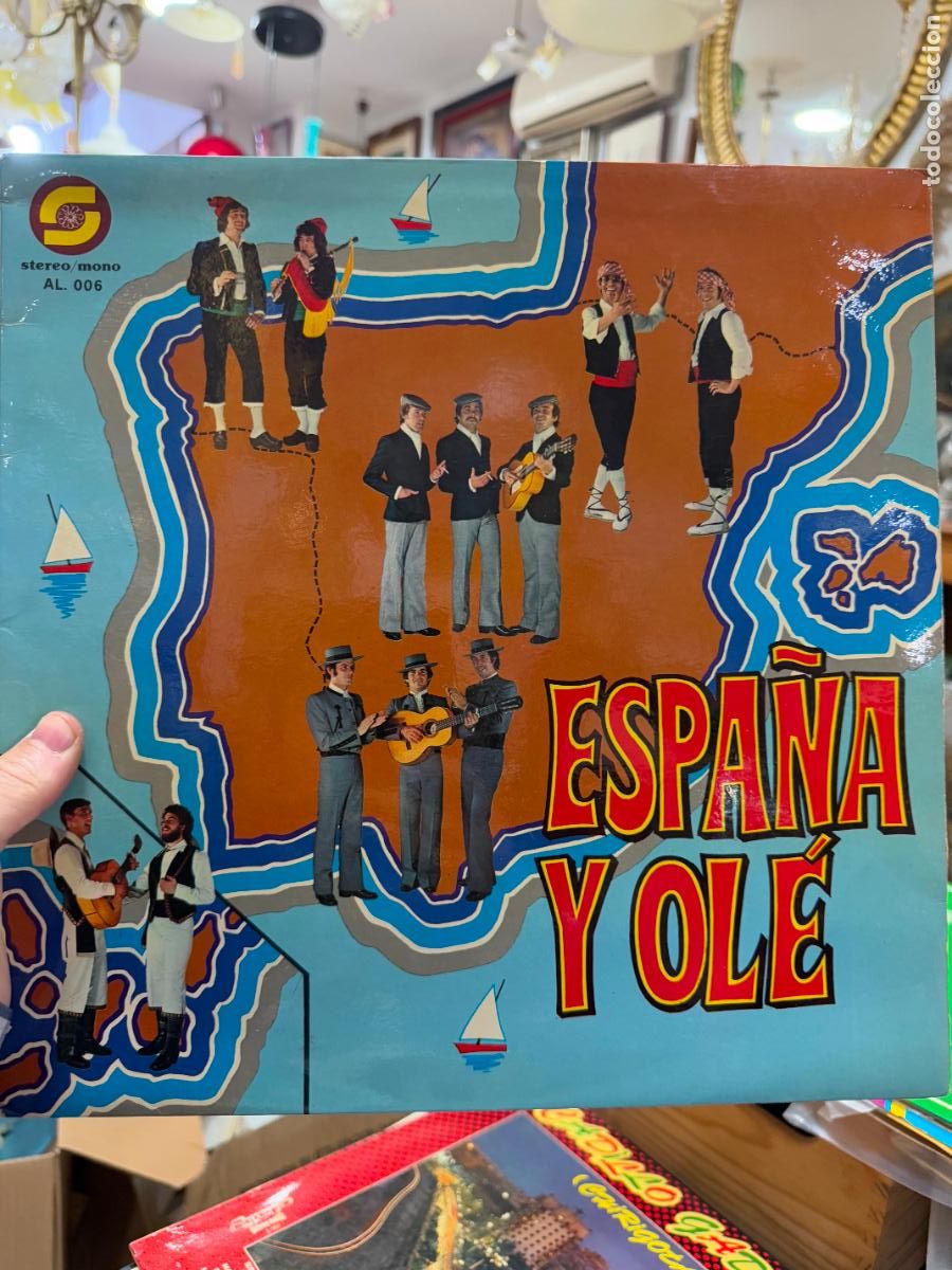 Discos de vinilo: LP CARNAVAL DE CADIZ - COMPARSA ESPA&Ntilde;A Y OLE - Foto 1