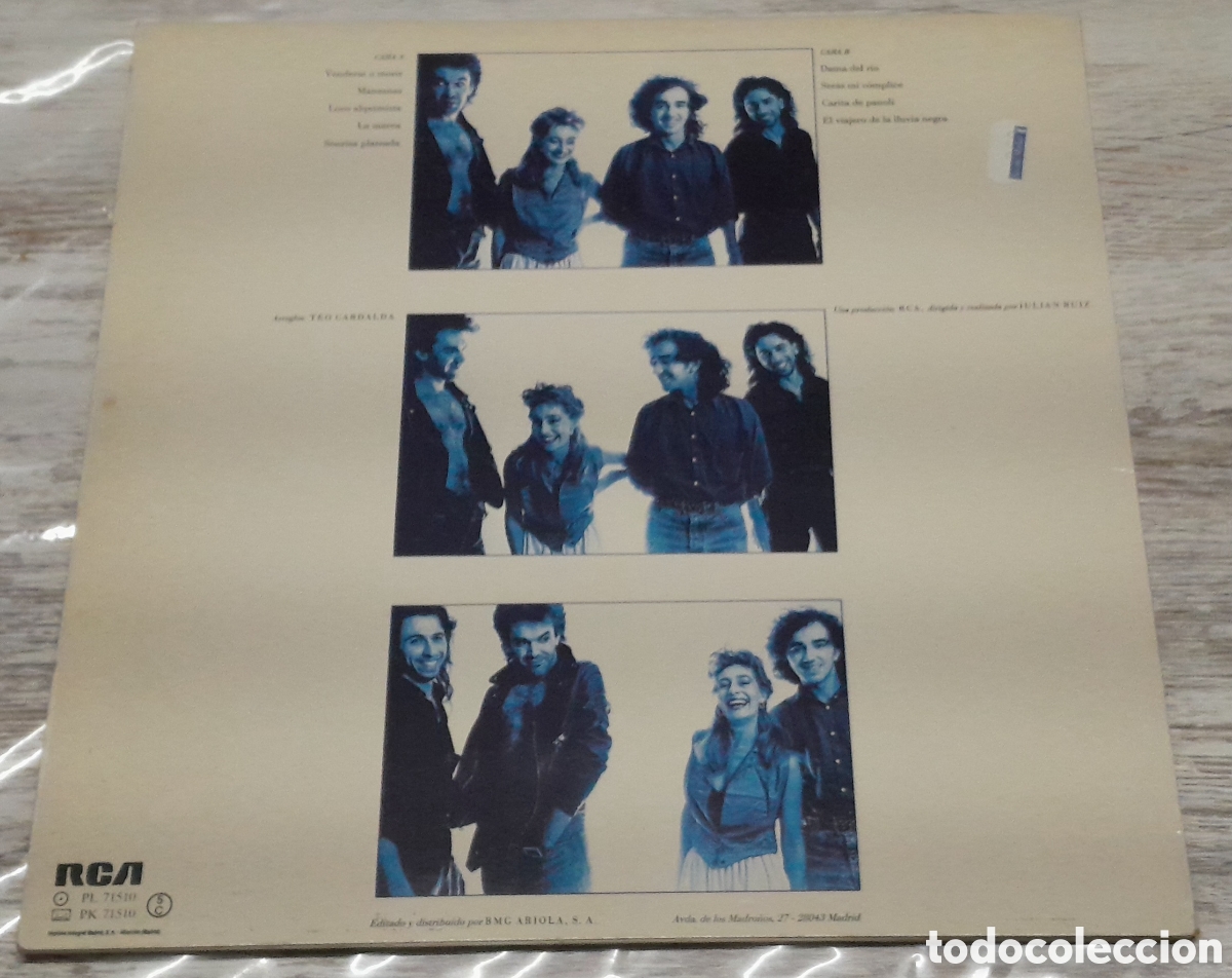 Discos de vinilo: COMPLICES - MANZANAS - RCA 1987 - Foto 2