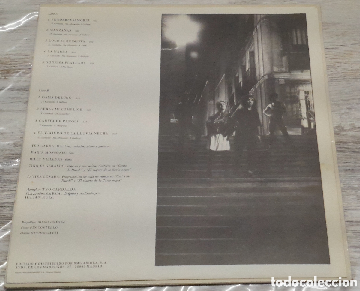 Discos de vinilo: COMPLICES - MANZANAS - RCA 1987 - Foto 3