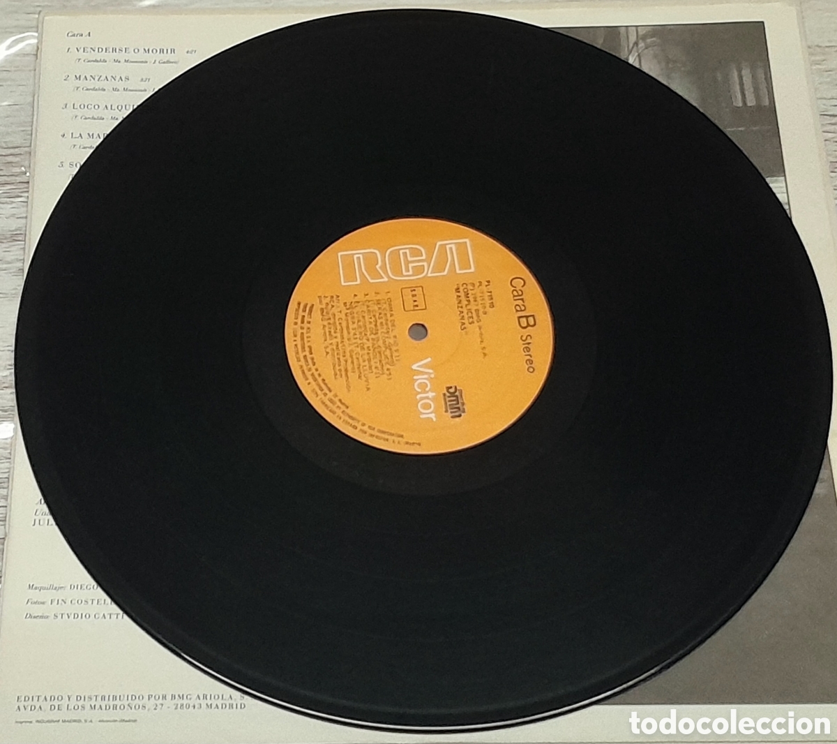 Discos de vinilo: COMPLICES - MANZANAS - RCA 1987 - Foto 4