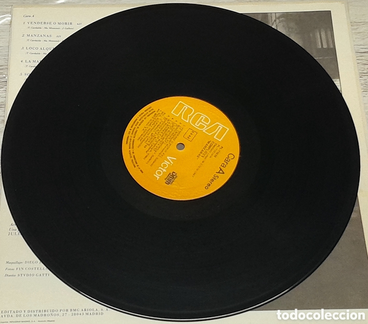 Discos de vinilo: COMPLICES - MANZANAS - RCA 1987 - Foto 5